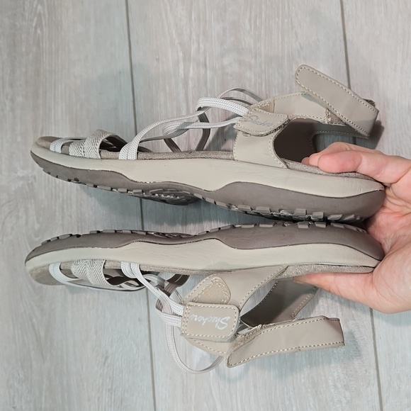 Skechers Women Memory Foam Sandals Shoes Sz 10 - Picture 8 of 9